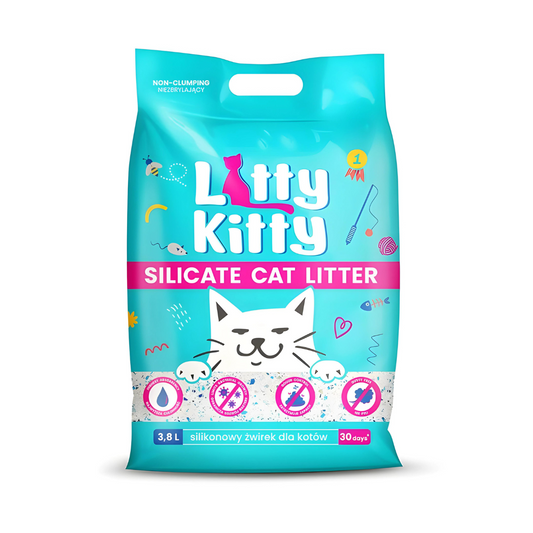 Litty Kitty Żwirek Silikatowy dla Kota