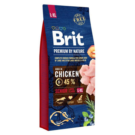 Brit Premium By Nature Senior Large/Extra Large dla starszych psów ras dużych i olbrzymich z kurczakiem