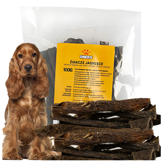 Naturalne suszone żwacze jagnięce 100g